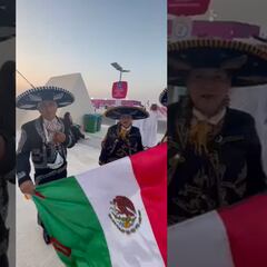 ¡Mexicanos presentes! La afición Tricolor asistió a la inauguración de Qatar 2022