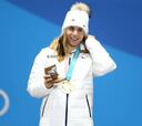 Ester Ledecka, snowboardista, campeona olímpica de esquí