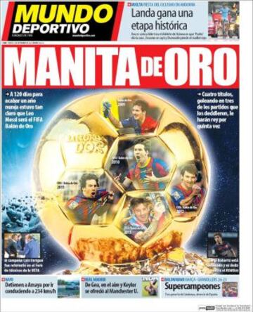 Portadas de la prensa deportiva