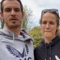 Murray y su mujer le lanzan a Federer el reto de las 100 voleas