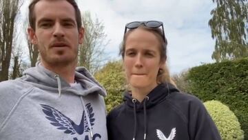 Murray y su mujer le lanzan a Federer el reto de las 100 voleas