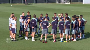 El Barcelona continúa con la puesta a punto para Valladolid