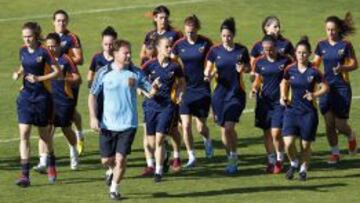 La Absoluta, en su &uacute;ltimo entrenamiento antes de viajar a Dinamarca. 
 
 
  
 
 
 
  
 