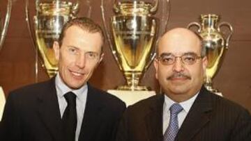 <b>ACUERDO. </b>Emilio Butragueño y Kamal Bherwani.