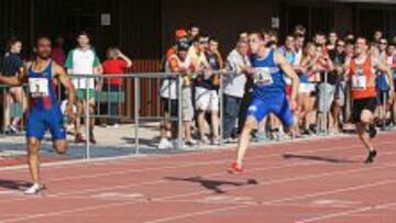 Sergio Ruiz batió el récord de España de 200 metros en Salamanca (20.51).