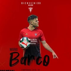Mario Barco se convierte en el nuevo delantero del Mirandés