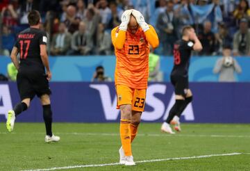 Willy Caballero can't believe it. What a shocker.