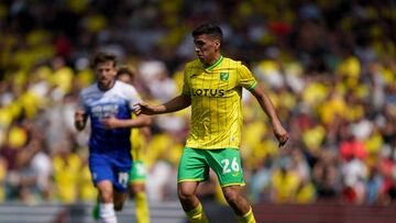 Norwich City's Marcelino Nunez during the Sky Bet Championship match at Carrow Road, Norwich. Picture date: Saturday August 6, 2022. (Photo by Joe Giddens/PA Images via Getty Images)