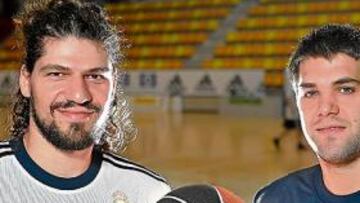 <b>TOCADOS. </b>Lazaros y Reyes se entrenaron ayer, pero si juegan hoy lo harán mermados.