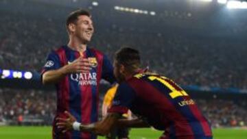 Messi marca el ritmo de un Barça que vivió en el alambre