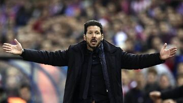 Diego Pablo Simeone con el Atlético.