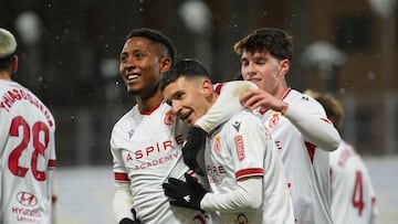 Andorra-Cultural, jornada 21 de la temporada 2025-26. Gol de Chacón.