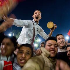 We're off to the World Cup! Morocco celebrates - in pictures