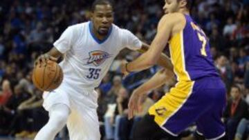 Los Thunder ridiculizan a unos Lakers sin Kobe Bryant