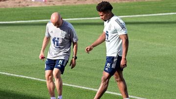 Adama Traoré, con la Selección Española.