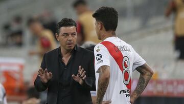 Agónico empate de River que tuvo a Borré y a Carrascal