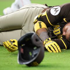 Luis Arráez se mantiene estable tras fuerte choque en el juego ante Astros