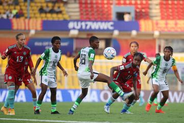 Nigeria y Colombia se enfrentaron por las semifinales del Mundial Femenino Sub 17 de la India en el Estadio Fatorda de Goa.