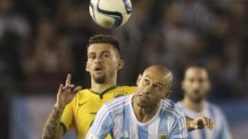 Mascherano destacó el nivel de Argentina ante Brasil.