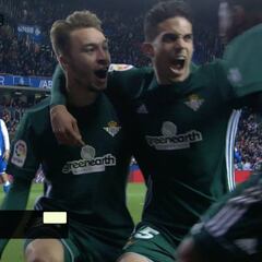 Resumen del Deportivo de la Coruña - Betis de la jornada 23