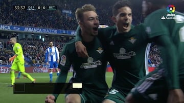 Resumen del Deportivo de la Coruña - Betis de la jornada 23