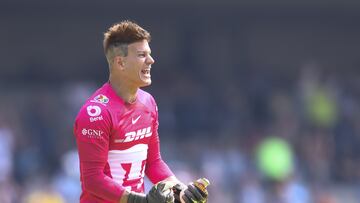 Carlos Sebastian Sosa of Pumas during the game Pumas UNAM vs Leon, corresponding to Round 3 of the Torneo Clausura 2023 of the Liga BBVA MX, at Olimpico Universitario Stadium, on January 22, 2023.
<br><br>
Carlos Sebastian Sosa de Pumas durante el partido Pumas UNAM vs Leon, Correspondiente a la Jornada 03 del Torneo Clausura 2023 de la Liga BBVA MX, en el Estadio Olimpico Universitario, el 22 de Enero de 2023.