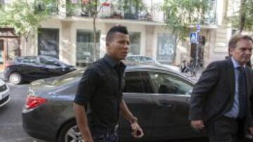 Uche, a su llegada a la Fiscalía Anticorrupción.