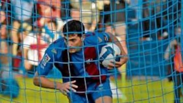 <b>GOLEADOR. </b>Roberto logró en la tarde de ayer su quinto gol de la temporada.