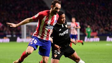 Luis Fernando Muriel en el triunfo 2-1 de Sevilla ante Atlético de Madrid