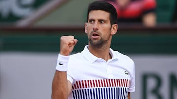 Djokovic avanza a cuartos en París y ya mira a Rafa Nadal