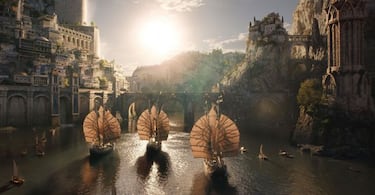 Númenor in The Rings of Power, its secrets and concept art: a fantasy Venice