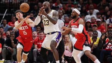 The Houston Rockets dominated from start to finish as the Los Angeles Lakers struggled badly from deep in a pivotal Game 4.