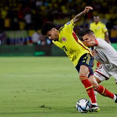 Luis Díaz, la figura de Colombia ante Venezuela