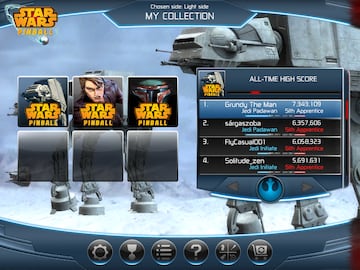 Captura de pantalla - Star Wars Pinball (IPH)