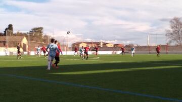 Imagen del encuentro entre el Cortes y el Bidezarra