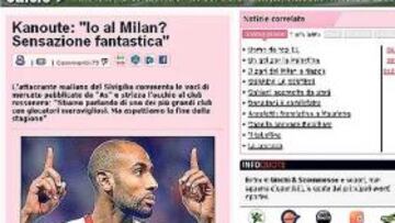 La Gazzetta dello Sport habló con Kanouté de su futuro.