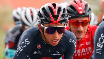 Egan Bernal en la etapa 9 del Giro de Italia