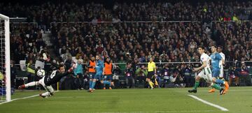 El mallorquín metió dos goles en la victoria del equipo madridista contra el Betis en el Villamarín