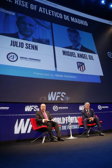 Julio Senn (Senn Ferrero Asociados) y Miguel Ángel Gil (Atlético de Madrid).