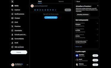 X (Twitter) caído: qué hacer, soluciones y cómo consultar el estado de la red social