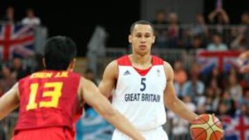 Andrew Lawrence, con la selecci&oacute;n de Gran Breta&ntilde;a.