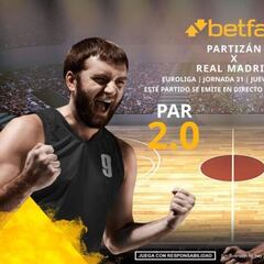 Partizán vs. Real Madrid: horario, TV, estadísticas, clasificación y pronósticos