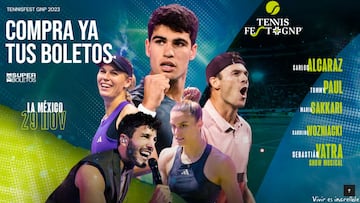 Cartel del Tennisfest GNP 2023.