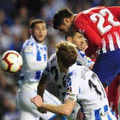 La llegada de Morata recupera el peligro aéreo del Atlético