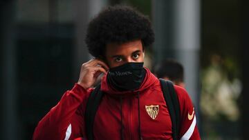 Koundé, con el Sevilla.