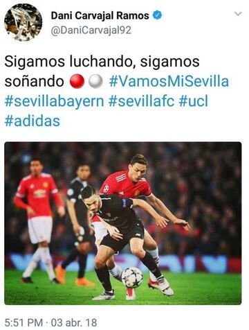 Error en la cuenta de Twitter de Carvajal.