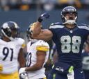 La baja de Jimmy Graham pone presión en Russell Wilson