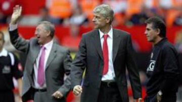 <b>ENEMIGOS ÍNTIMOS. </b>Ferguson y Wenger, que no se profesan simpatía, vuelven a verse las caras.