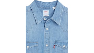 Camisa vaquera Levi's Barstow Western azul para hombre