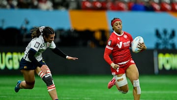 Las 'Leonas' persiguen a las canadienses en las Series Mundiales de Ruby 7.